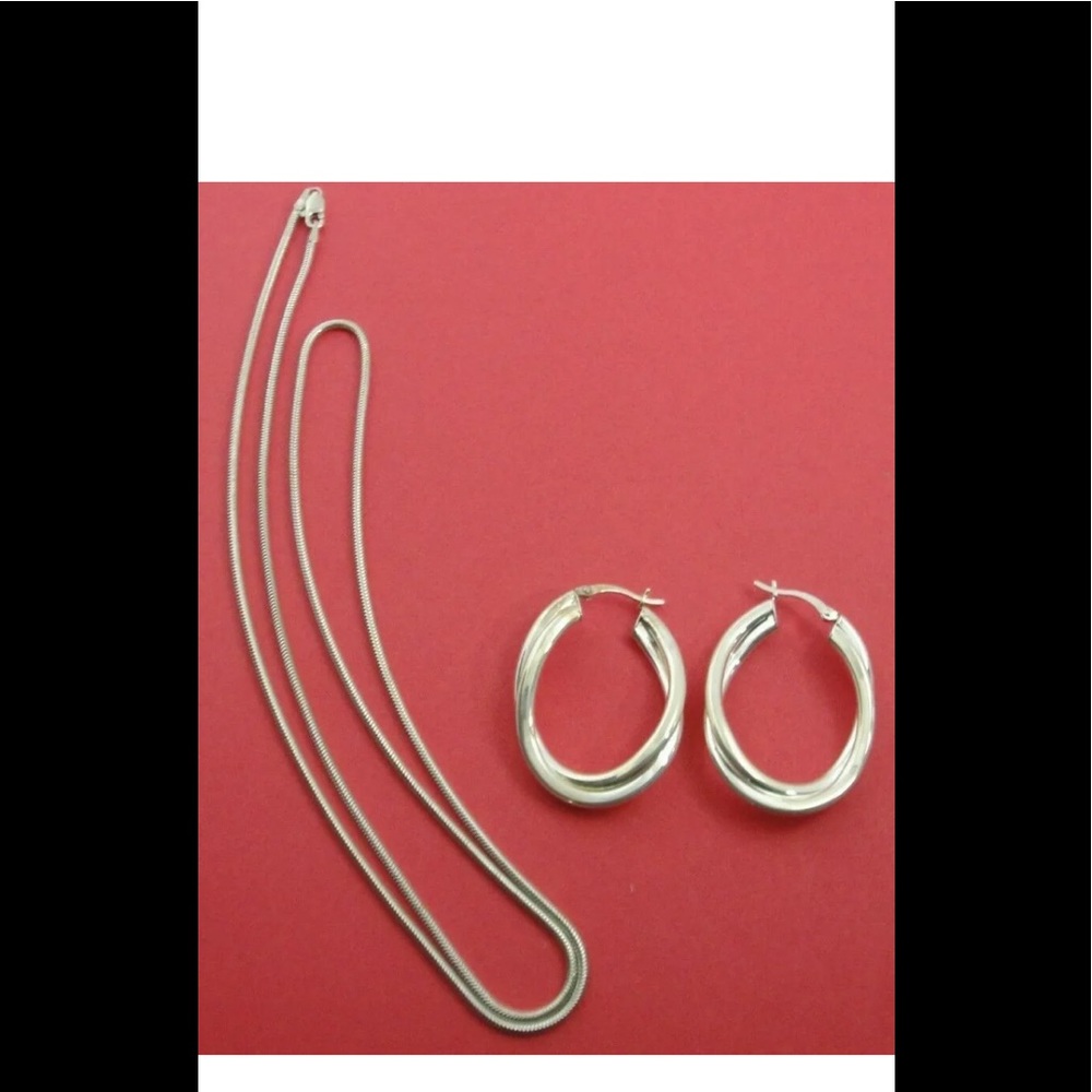 Sterling silver rope necklace only